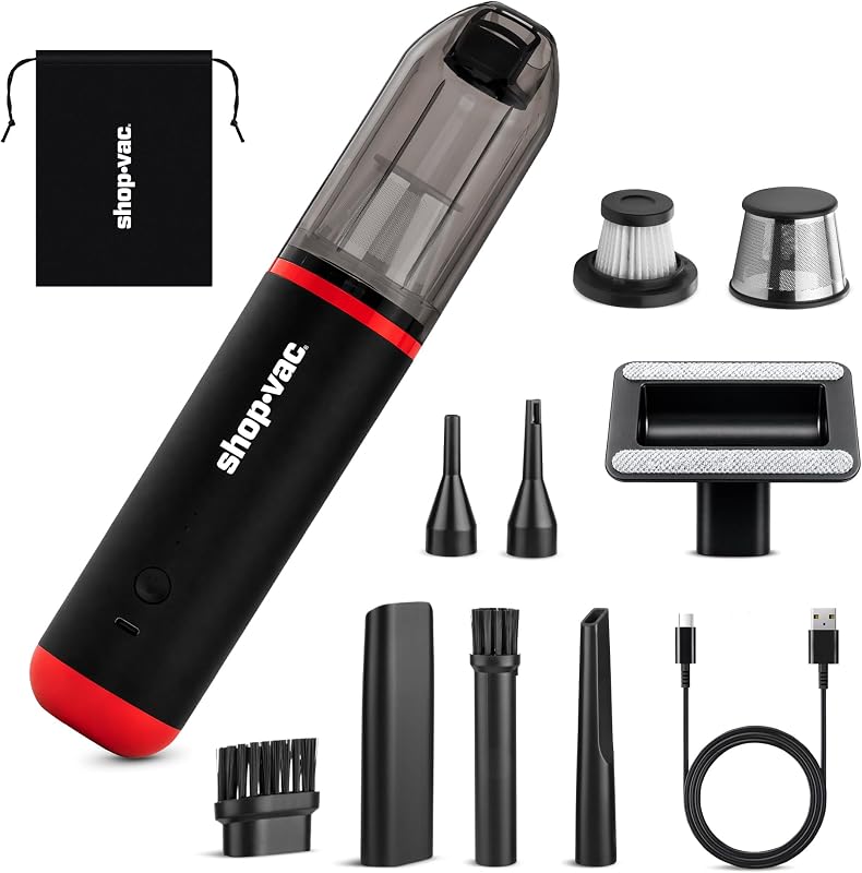 Mini Car Vacuum Cordless, 14000Pa Suction, 3-in-1 Handheld | Air Duster & Blower, Ultra-Light 0.66lb, Brushless Motor, 3 Modes for Car, Office & Home