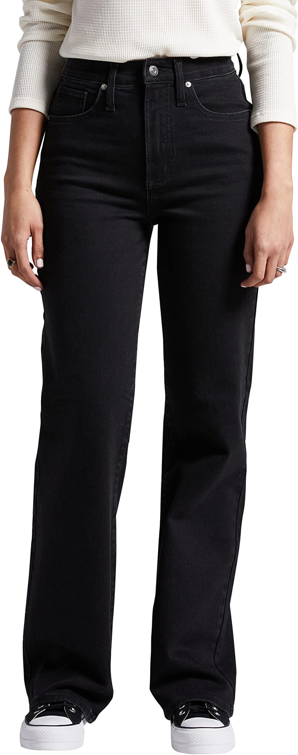 Silver Jeans Co. Women's Highly Desirable High Rise Trouser Leg Jeans