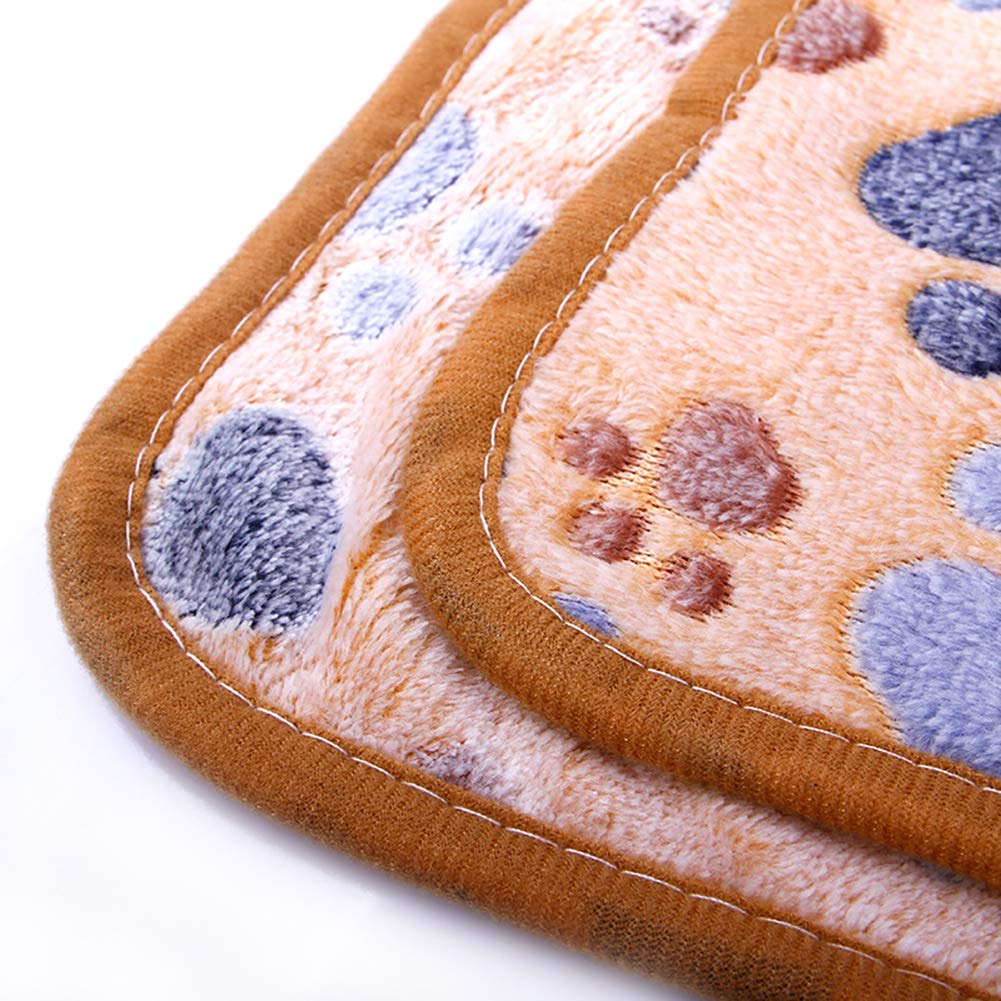3 x Hundedecke Katzendecke Waschbar,Weiche und Warme Haustierdecken für das Schlafbett, Niedliches Druckdesign, Flauschiges Fleecedecke für Haustier Hunde Katzen Welpen-Pad-Matte,L104*76