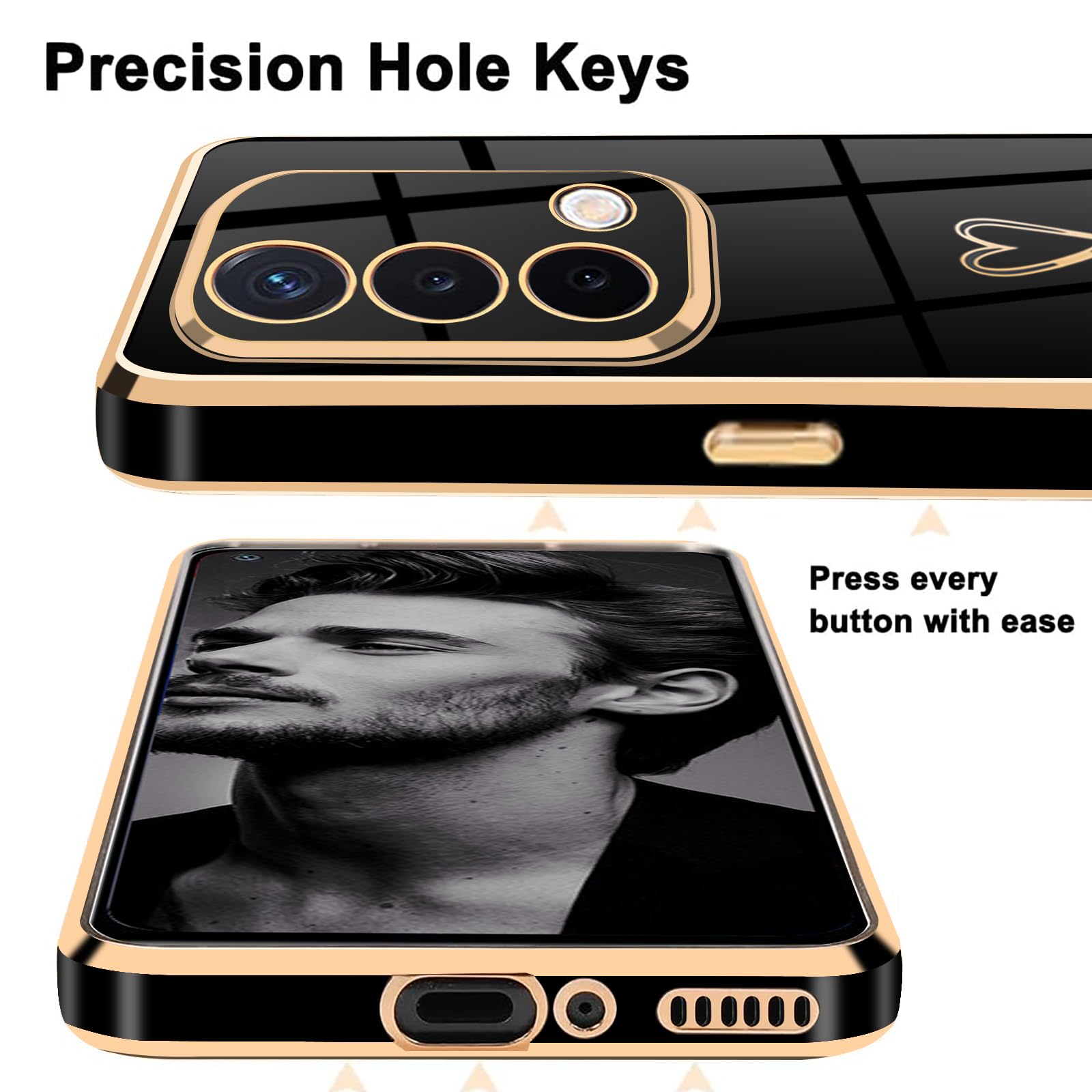 SEAHAI Cover per Oppo A74 4G, Custodia Protettiva Ultra