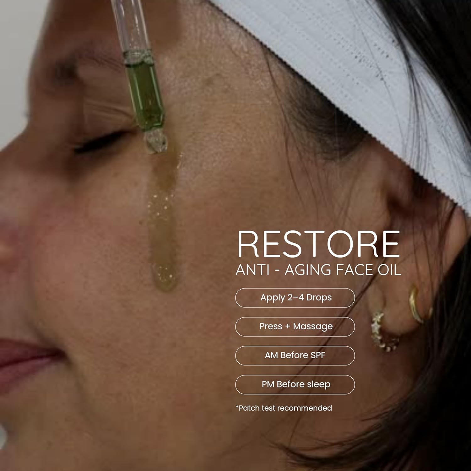 Spa Bar Restore Anti-Aging Facial Oil, 1 fl oz (30 ml) Lightweight Hydrating Face Oil for Radiant Glow, Helps Smooth the Look of Fine Lines, No Added Fragrance, Vegan & Cruelty-Free, Made in USA