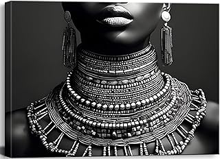 Framed Black Woman Wall Art African American feminist Canvas Wall Decor ...