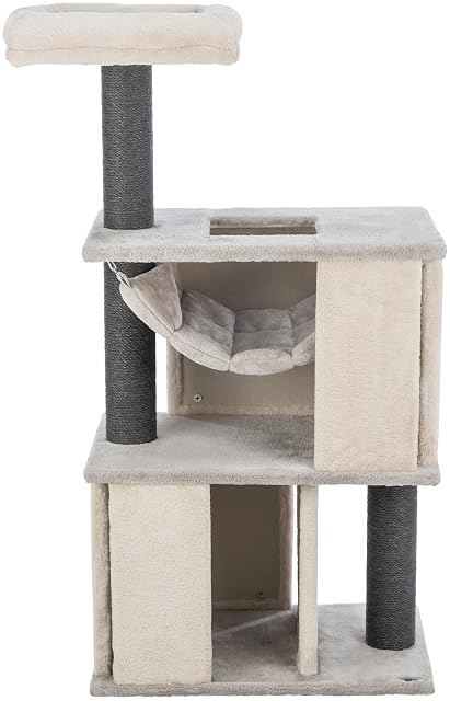 TRIXIE - Poste Rascador Juliano de Sisal, Estilo Moderno, 115 cm, Gris