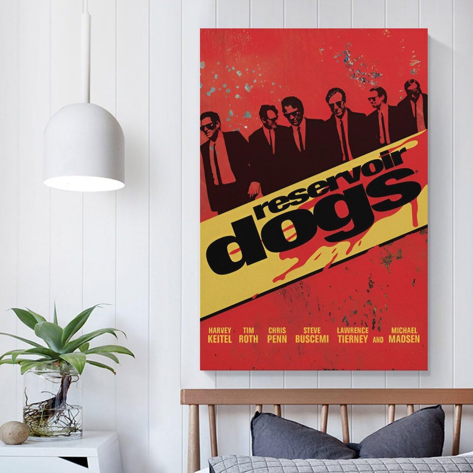 Amazon.co.jp: ヴィンテージポスター映画レザボアドッグスクラシック