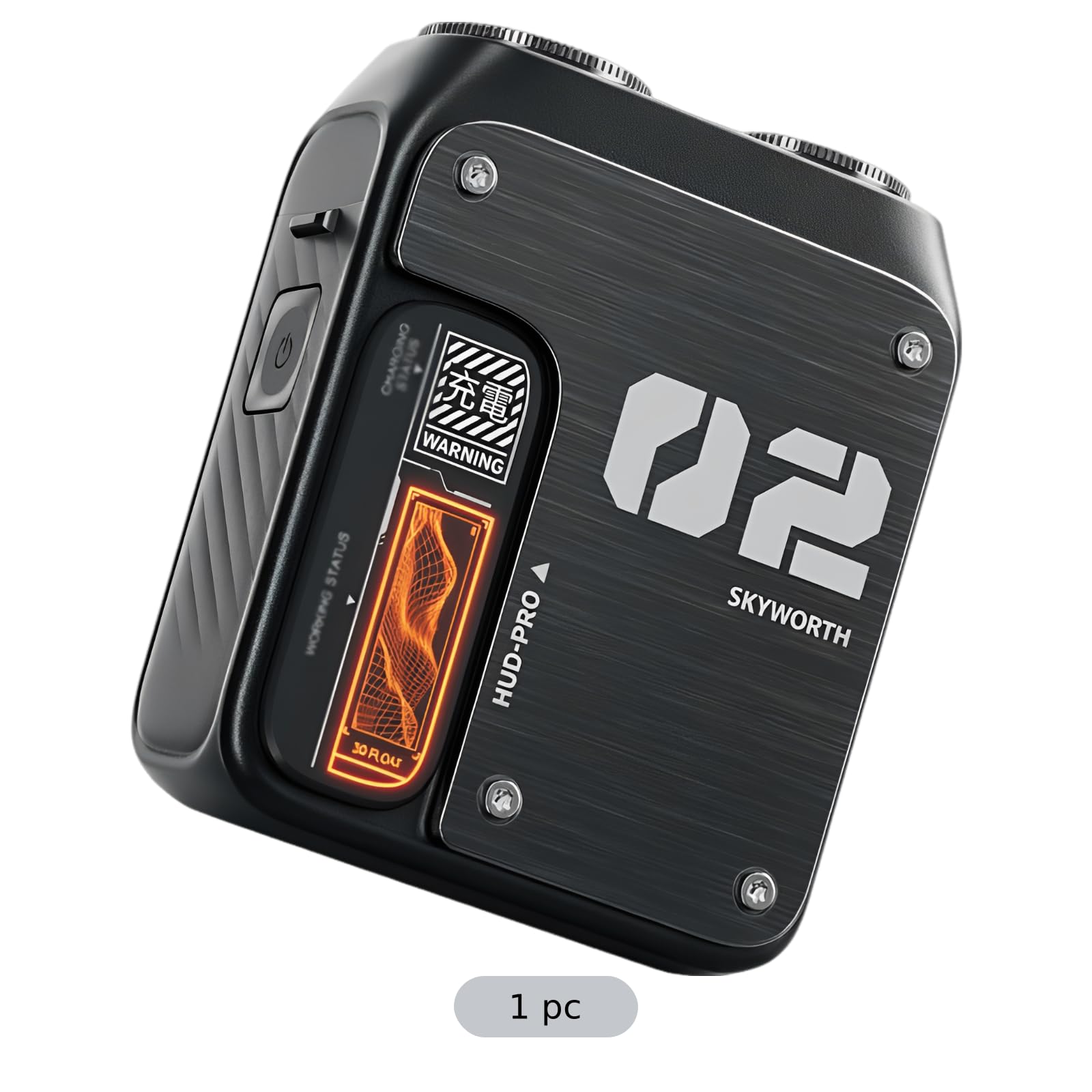 Mini rasoio elettrico portatile, con testine galleggianti a doppio anello per uomo, impermeabile IPX7 bagnato e asciutto, corpo in lega, display a LED 3D, ricarica rapida per viaggi, casa, auto