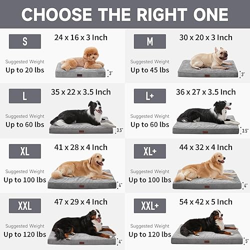 Miniatura 8 de OhGeni Cama ortopédica impermeable y lavable a máquina para mascotas medianas y grandes, tapete para gatos con espuma de jaula de huevos 25D, parte