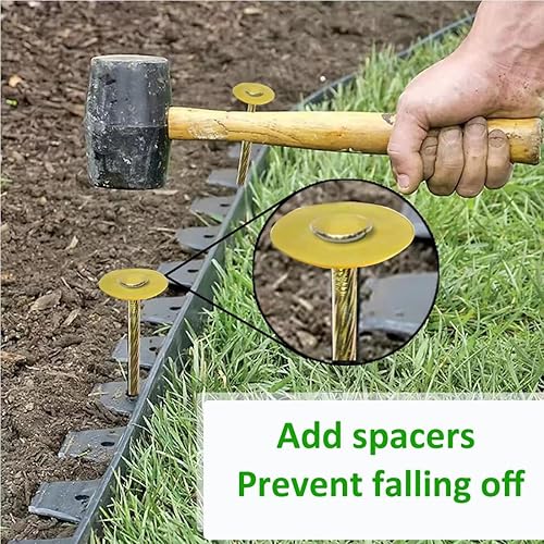 Miniatura 9 de Estacas de anclaje de paisaje de césped sintético, estacas de césped artificial, enfriamiento de alta temperatura utilizado para jardín, bordes de