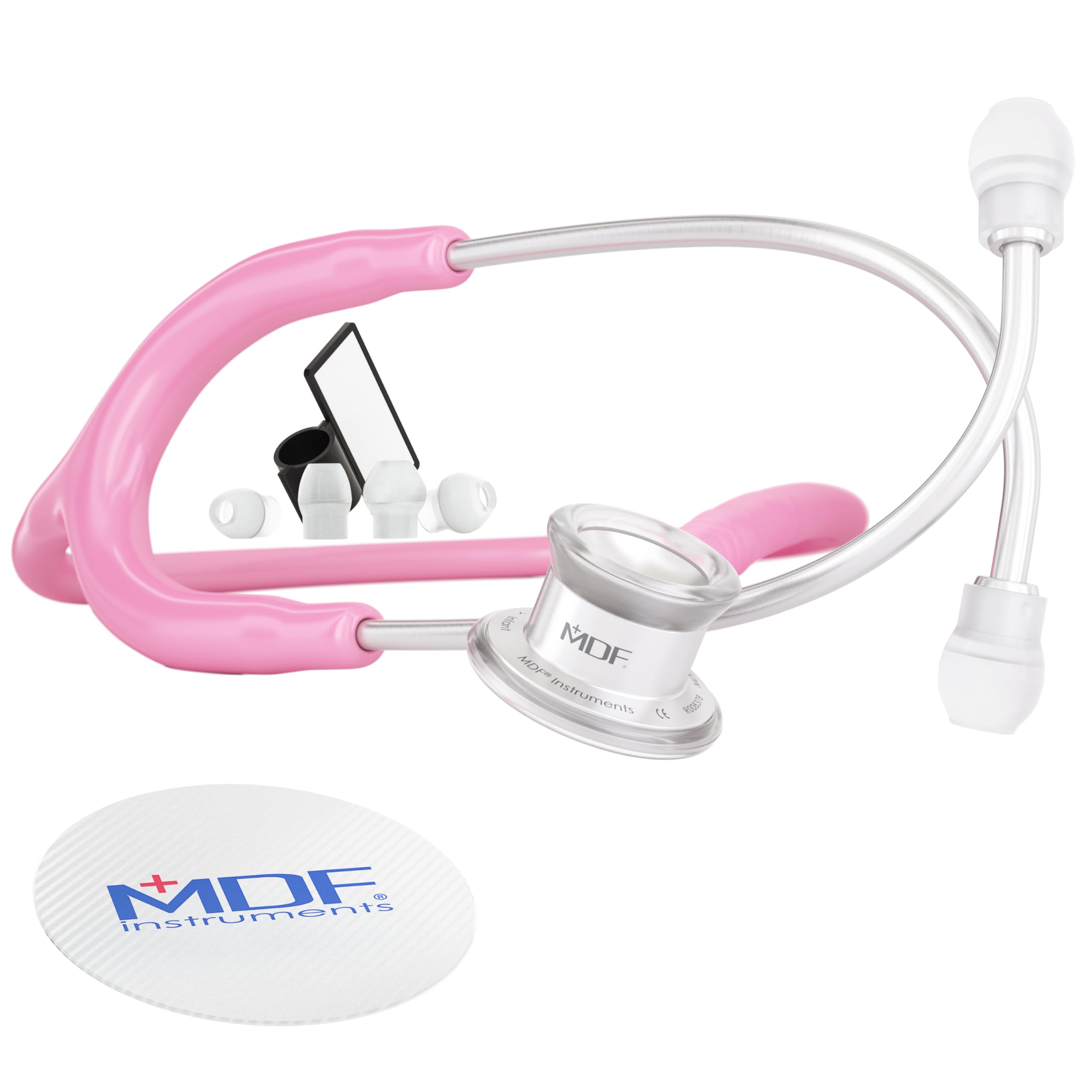 MDF MD One Stéthoscope Néonatal à Double Pavillon - Pour Nourrisson - Acier Inoxydable - Rose (MDF777I-01)