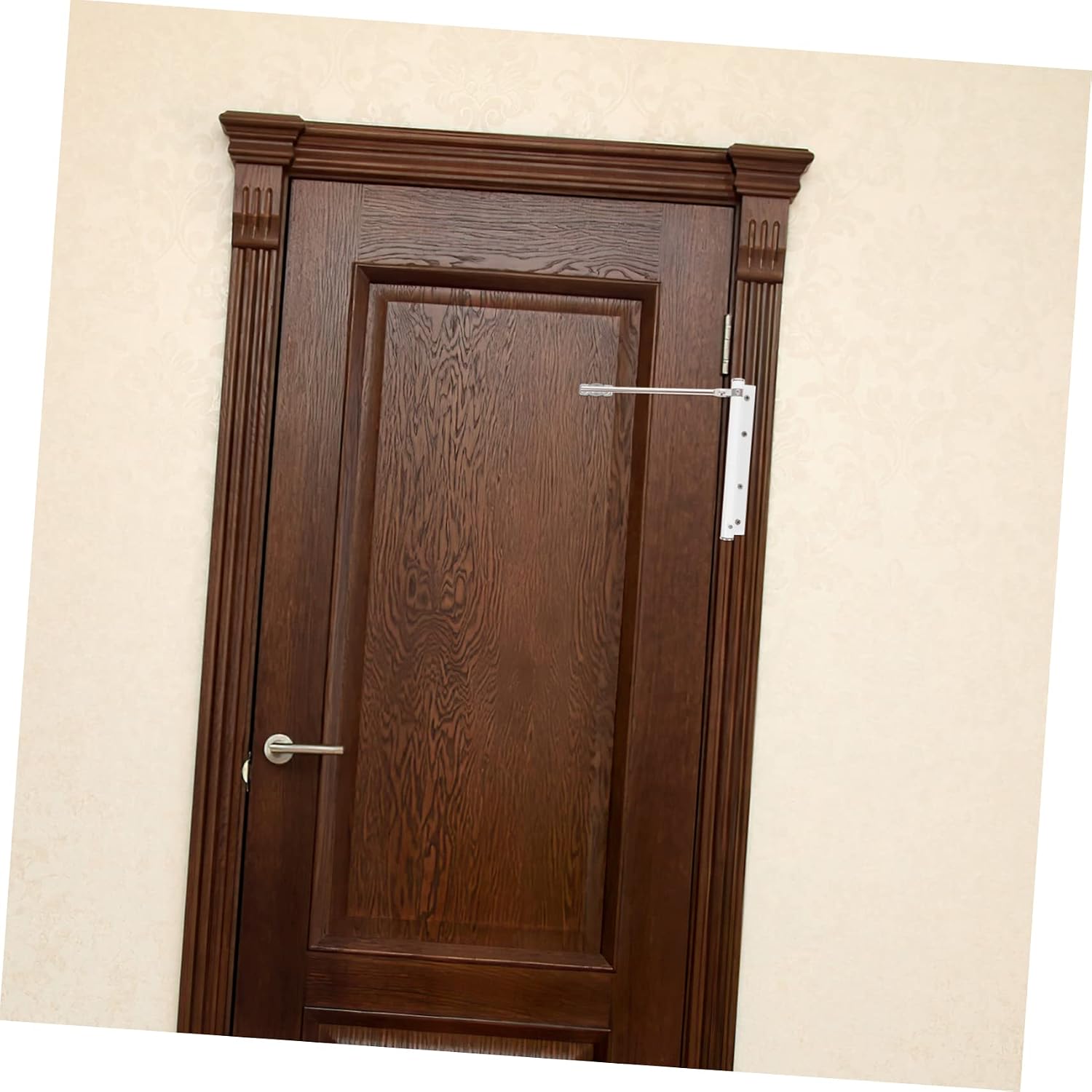 Door Springs to Close Door,Door Closer,2pcs Stainless Steel Door Closer Commercial Door Closer Heavy Duty Door Hinge Automatic Door Closer Door Hinges Residential Door Closer Door Self Closer