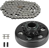 Vista 10 de Embrague centrífugo con diámetro interior de 3/4 pulgadas, 10T compatible con cadena #40/41/420, embrague Go Kart apto para minibike MB165 y MB200
