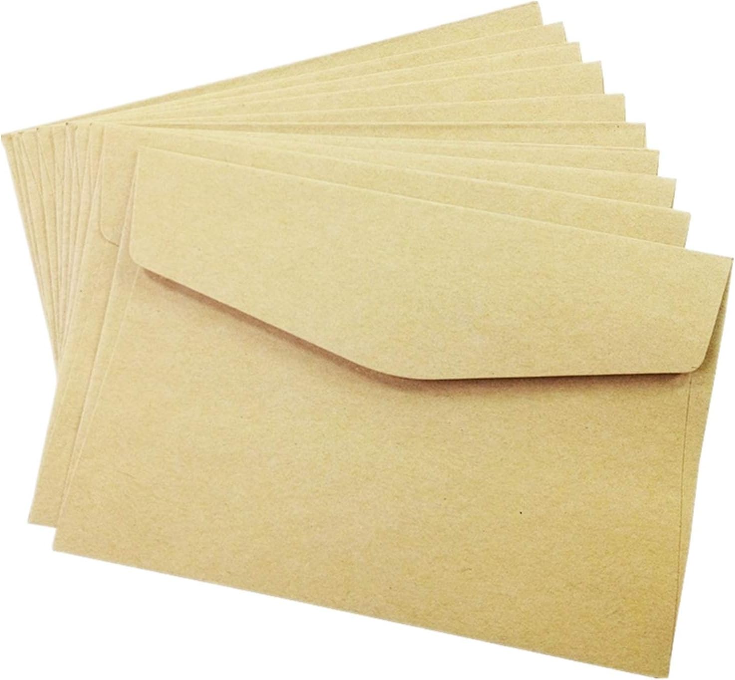 100 Pack Envelopes for Printing Invitation Cards, Postcards, Greeting Cards, Aged Style Vintage Designs, Wax Seal Stickers Included, Harry Potter Halloween Theme, 4.9'' x 6.9''