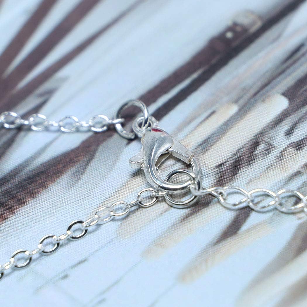 TseenYi Boho Turquoise Pendant Necklace Silver Tiny Heart Love Chain Necklaces Turquoise Long Drop Necklace Chain Jewelry for Women and Girls (Silver) - Image 5