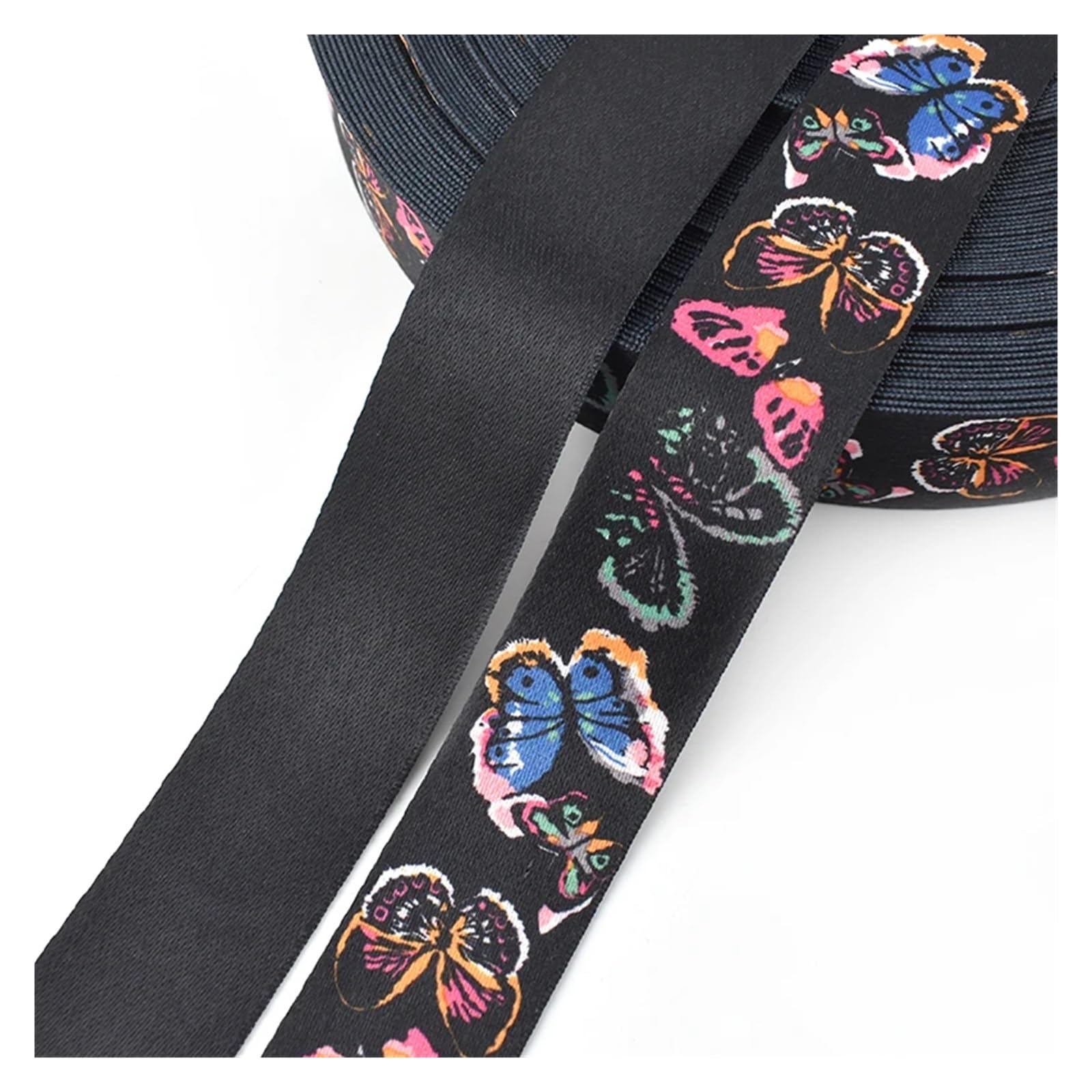 2Meters 38mm Ethnic Jacquard Ribbon Nylon Webbing for Bag Strap Belt Tape DIY Textile Clothing Decor Sewing Accessories(07)