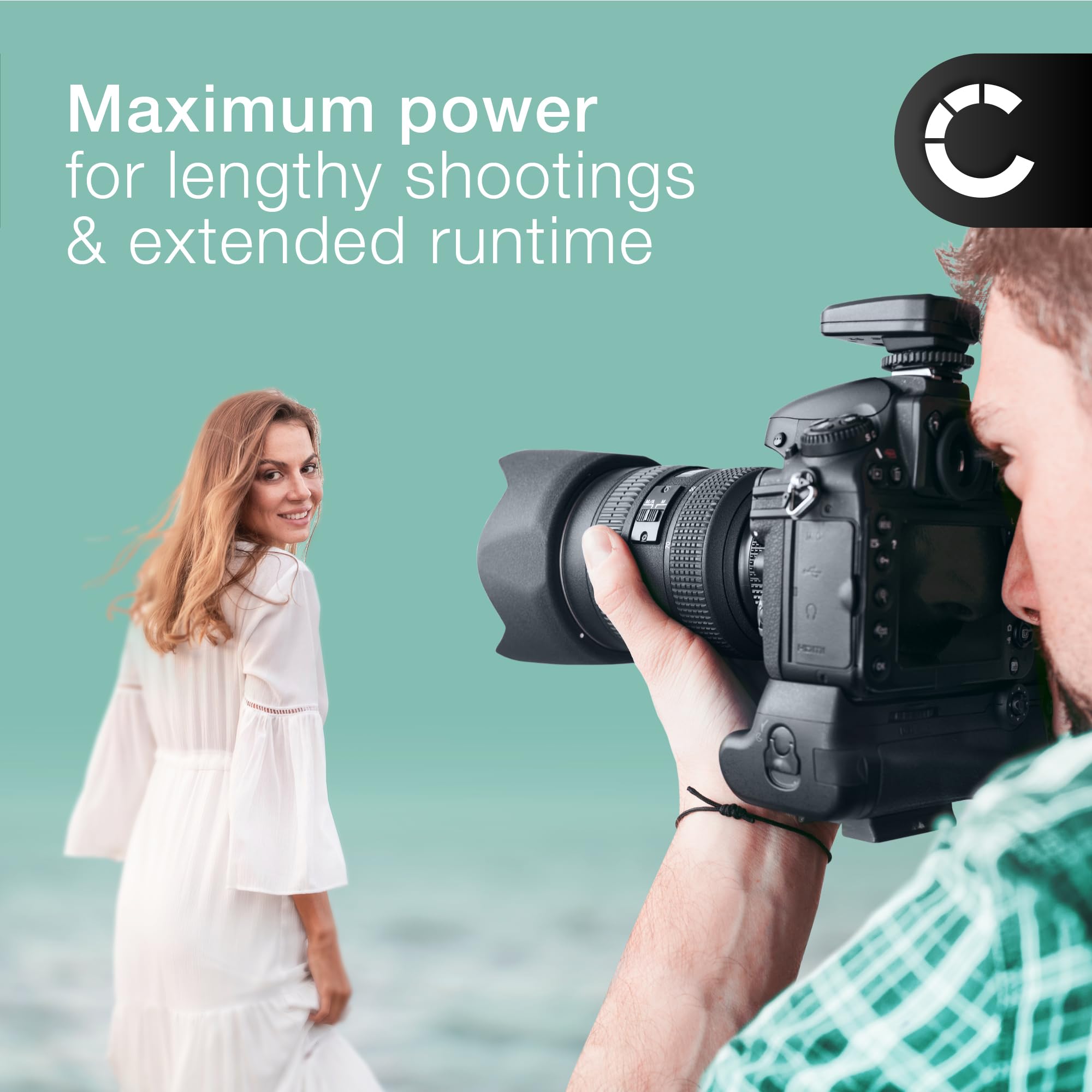 CELLONIC Impugnatura MB-N14 compatibile con Nikon Z6 III Battery grip per fotocamera fotografia verticale multifunzione portabatterie EN-EL15c,EN-EL15b,EN-EL15a,EN-EL15