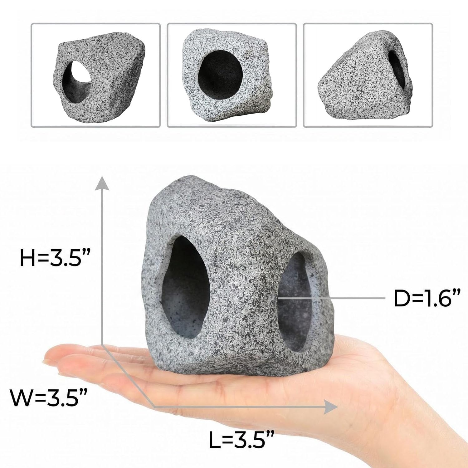 Betta Fish Cave - Ceramic Hideout for Aquarium -5 Betta Fish Cave - Ceramic Hideout for Aquarium -5
