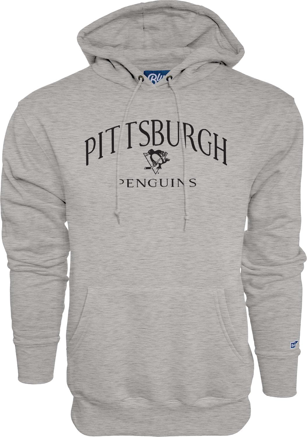 Blue 84 NHL Officially Licensed Hooded Sweatshirt Embroidery Groundbreaking