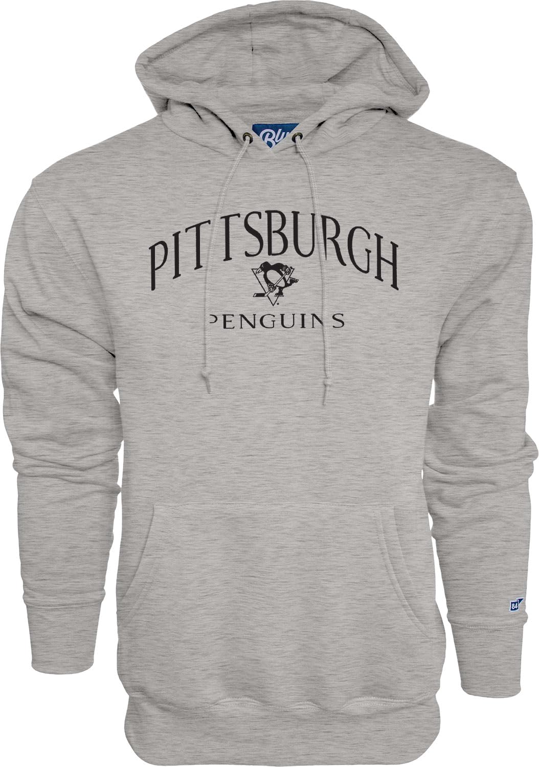Blue 84 NHL Officially Licensed Hooded Sweatshirt Embroidery Groundbreaking