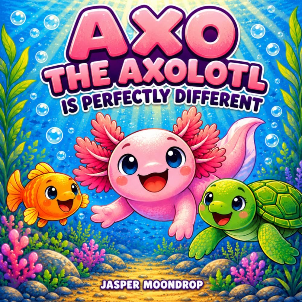 Axo the Axolotl Is Perfectly Different: A Sweet Story About Being Yourself (Axolotl Stories)