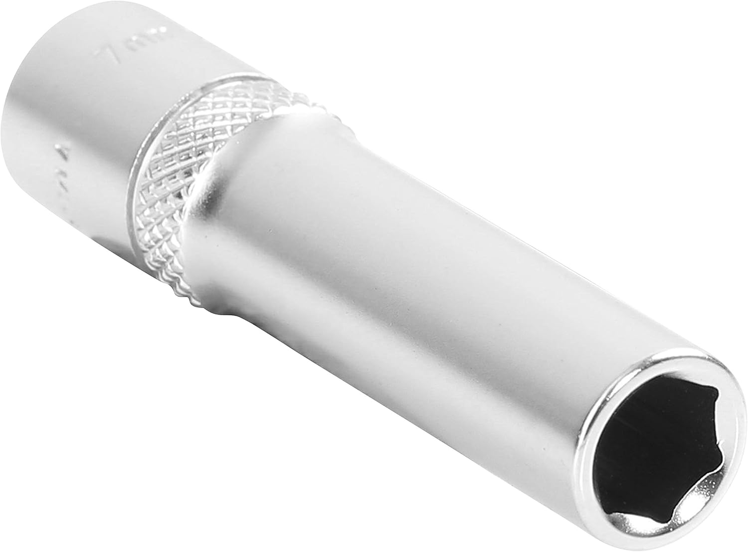 OEMTOOLS 22279 15mm Metric Deep Socket, 1/4 Drive | Ideal for Automotive Work | Thin Wall Design (~1/16 In. Thick) to Reach Recessed Fasteners | 6 Point | Rust Resistant