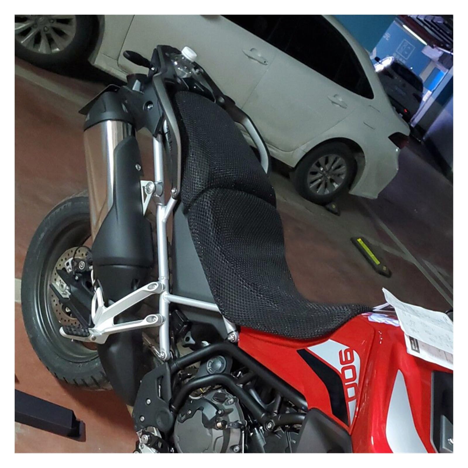 Fodera Sella Moto Coprisedili Per Moto Per Tracer9 900 2022 2023 Per Tracer 9 Protezione Cuscino In Rete A Nido D'ape Traspirante