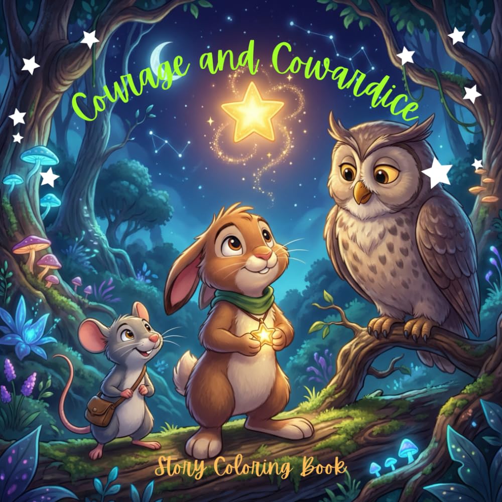 Courage and Cowardice (Storytime Colouring book)