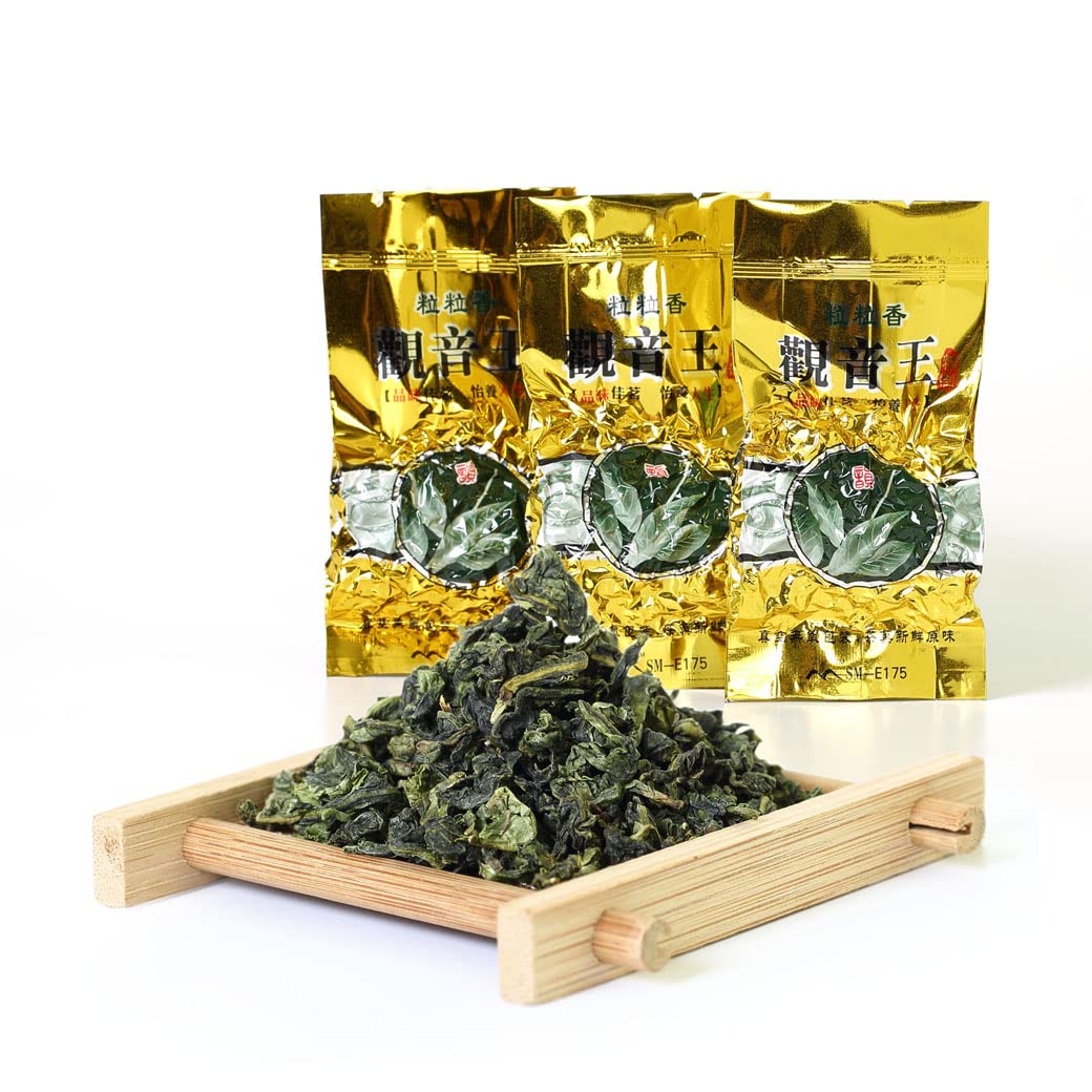 GOARTEA 60Pcs 8g Nonpareil Supreme Tieguanyin Tie Guan Yin Oolong Tea - Iron Goddess Fujian Anxi High Mountain Chinese Oolong Tea
