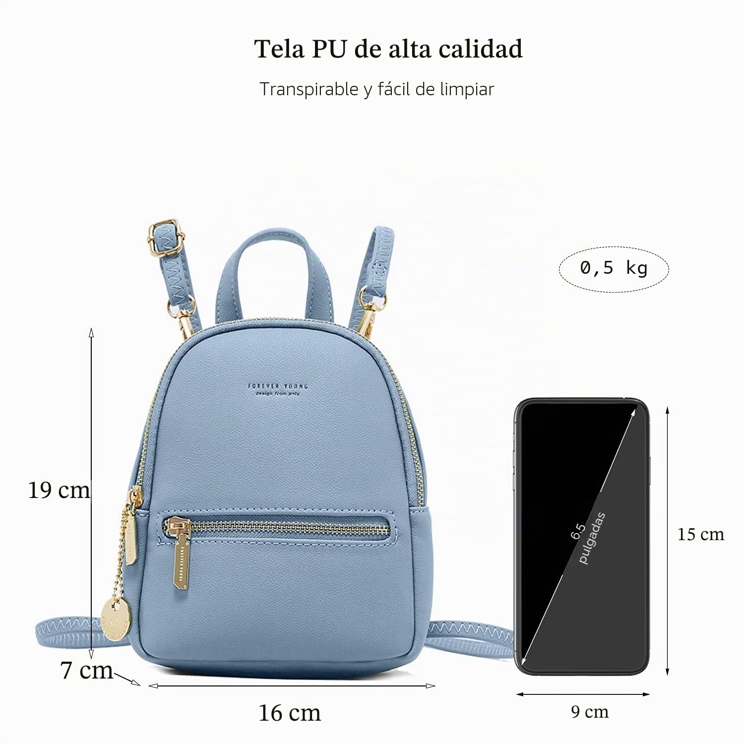 FANDARE Mochila Mujer Bolso Bandolera Mochila Casual Bolsas Escolares Niña Bolsa para Escuela Bolsa de Viaje Adolescente Casual Daypacks