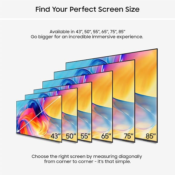 Samsung Smart TV 55-Inch Mini LED M72H 4K, UHD TV, Mini LED HDR, Motion Xcelerator, Dynamic Sound Pack, AI Companion for questions [2026]