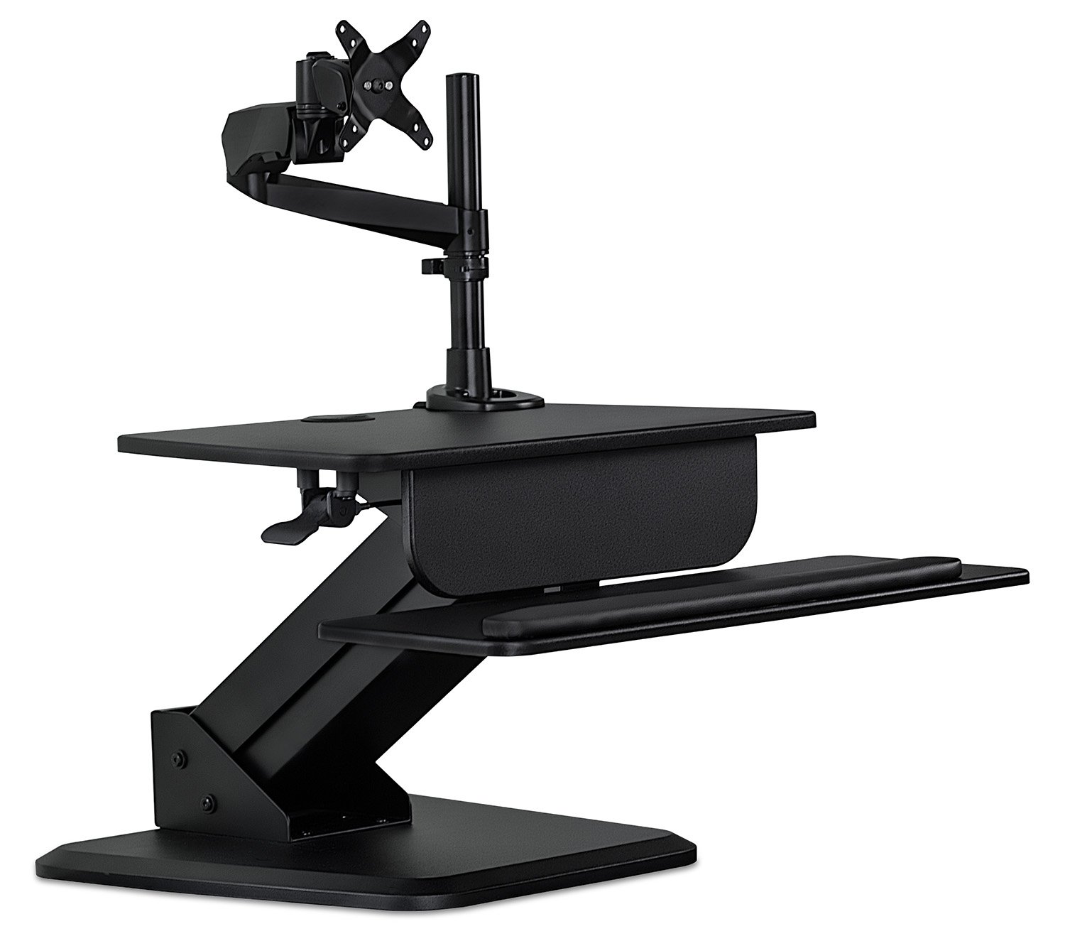 MountIt! SitStand Desk Converter and Height Adjustable Monitor Mount