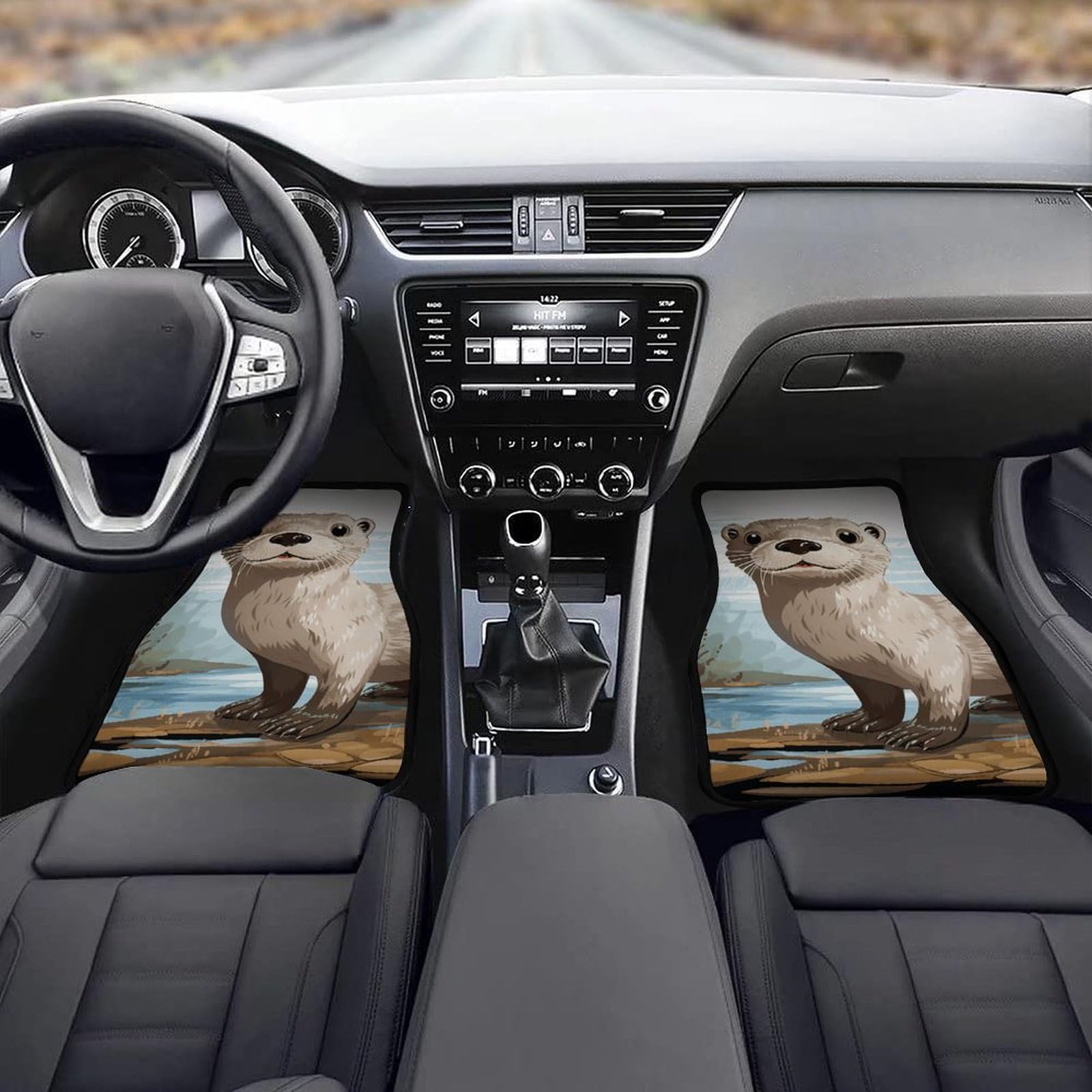 4 tappetini per auto, resistenti, antiscivolo, facili da pulire, adatti per la maggior parte delle auto, per tutte le stagioni, universali, adatti per SUV, berline e camion