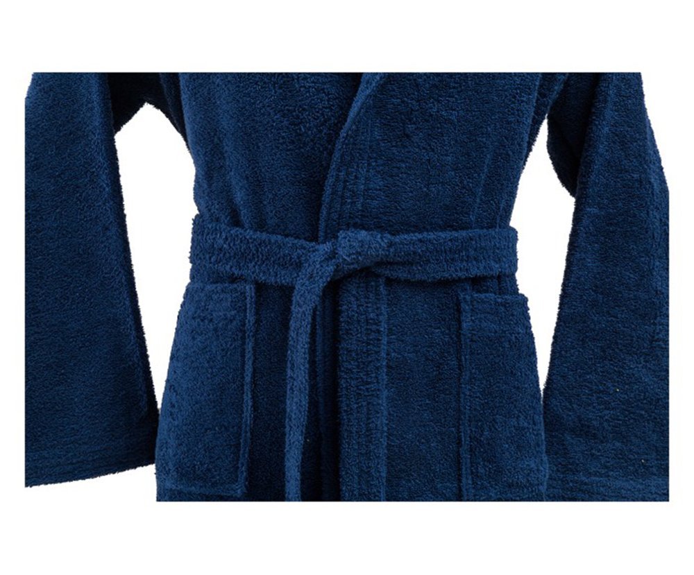 ACCAPPATOIO BASSETTI UOMO DONNA CON CAPPUCCIO TAGLIA S - M - L - XL - XXL SPUGNA DI PURO COTONE 360gr/m² (XL - 54 / 56, GLICINE - 1811