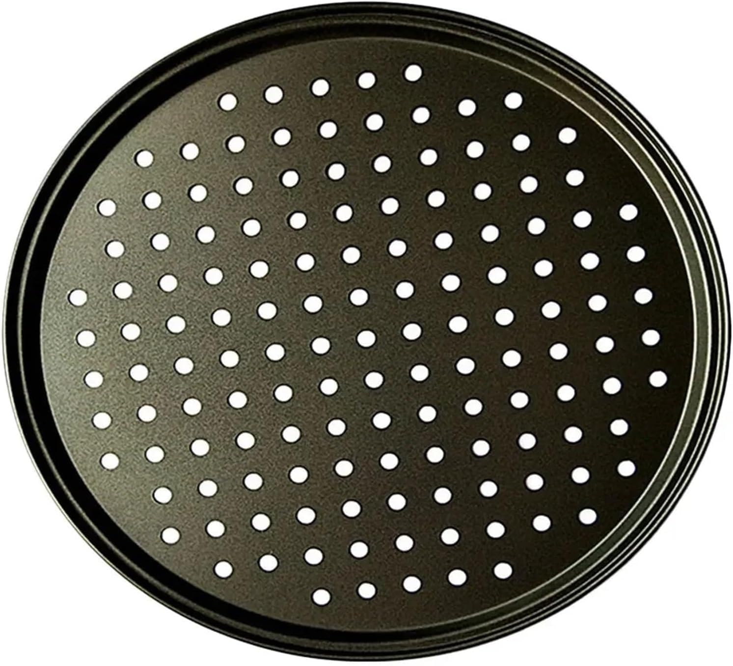 Plat à pizza en acier au carbone de 26cm avec plateau de cuisson