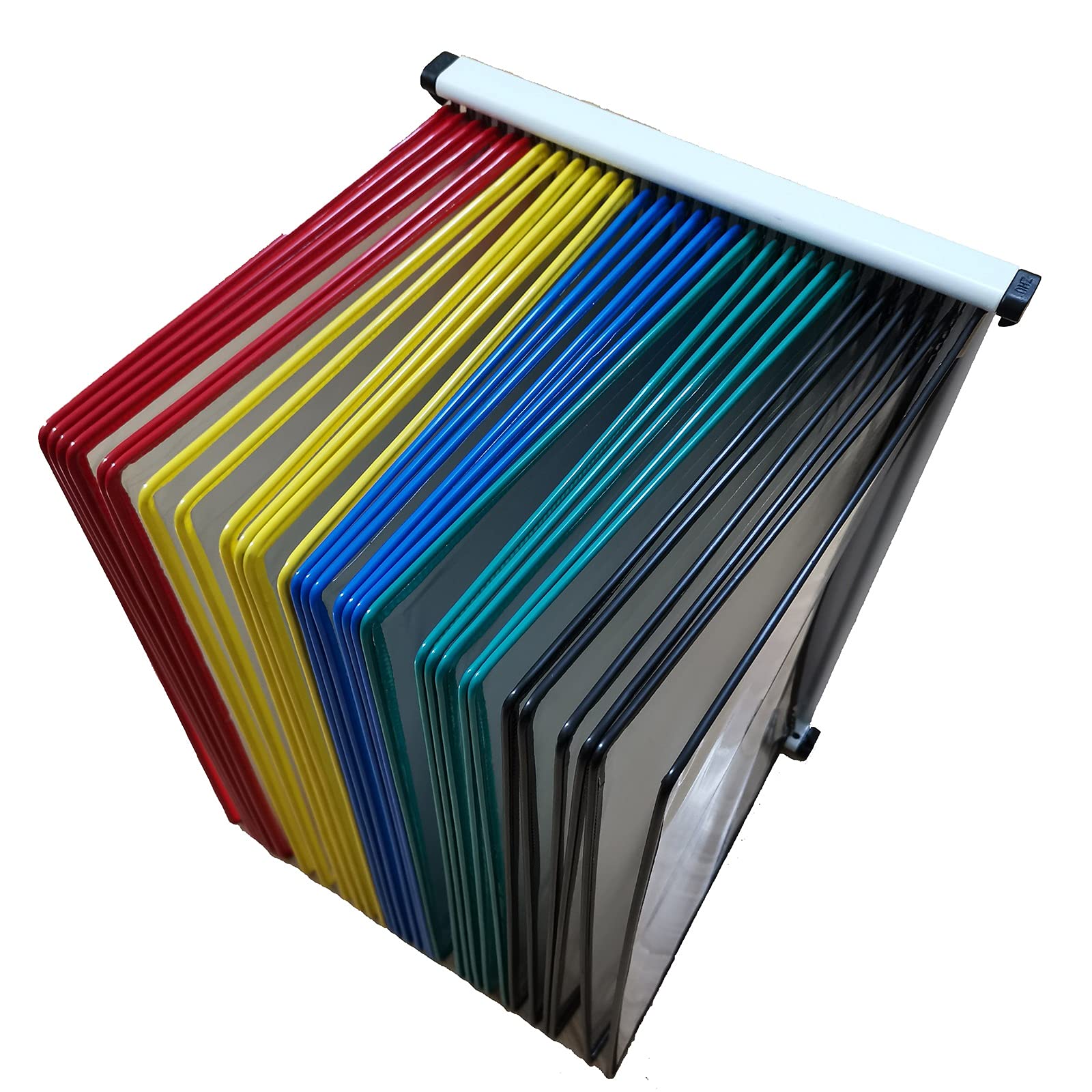PROPFE Sistema de visualización montado en la Pared, Carpeta de 30 páginas, Utilizado para Mostrar catálogos de tamaño A4/Archivos de Taller/menús, etc., abigarrado (Color : Multicolor)