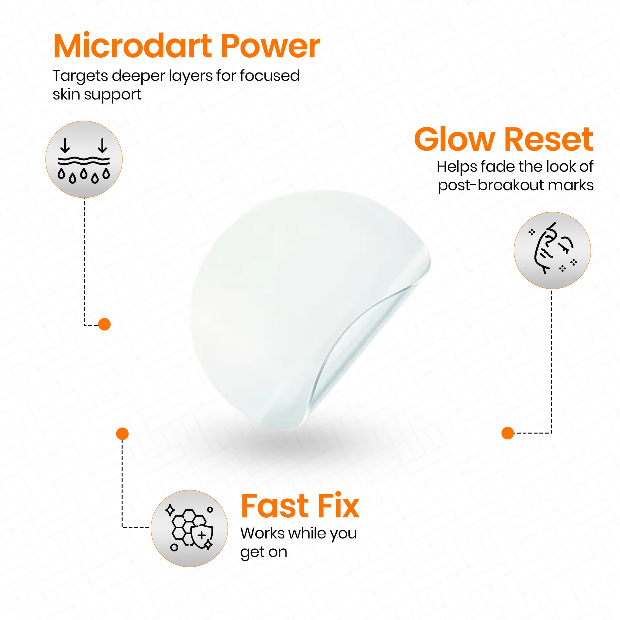 Carbon Theory POWA Vitamin C Microdart Spot Patches 9 Pack | Microdart Technology for Deeper More Targeted Treatment. Helps Reduce Post Breakout Hyperpigmentation with Vitamin C.