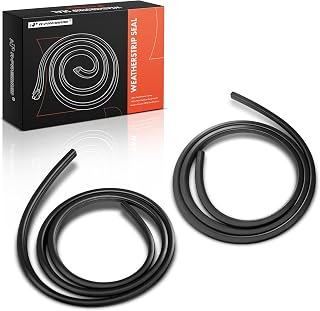 A-Premium 2PCS Rear Car Door Weather Stripping Seal Strips