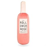 Bark Bros - Rose Wine Bottle Dog Toy - Plush Squeaky Funny Dog Toys - Rose Dog Toy - Alcohol Dog Toy - Dog Birthday Toy - Cute Dog Toys - Dog Gifts - Puppy Gifts - Boy/Girl Dog Toys (Small/Medium)