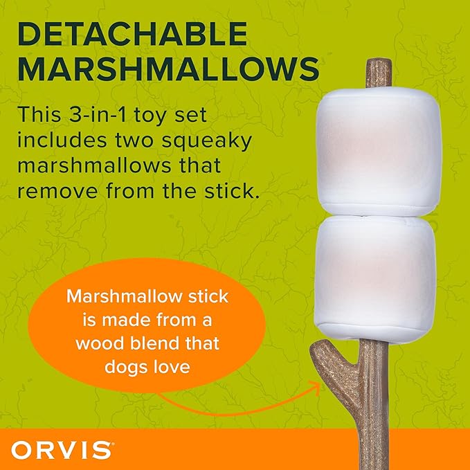 Orvis Juguete para Perros Flotante con Malvaviscos Desmontables miniatura 3