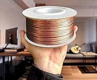 Vista 4 de Kinter Cable de cable de altavoz estéreo de calibre 16 de 100 pies, 100.0 ft, 2 conductores, marca de polaridad, PVC transparente flexible, CCA