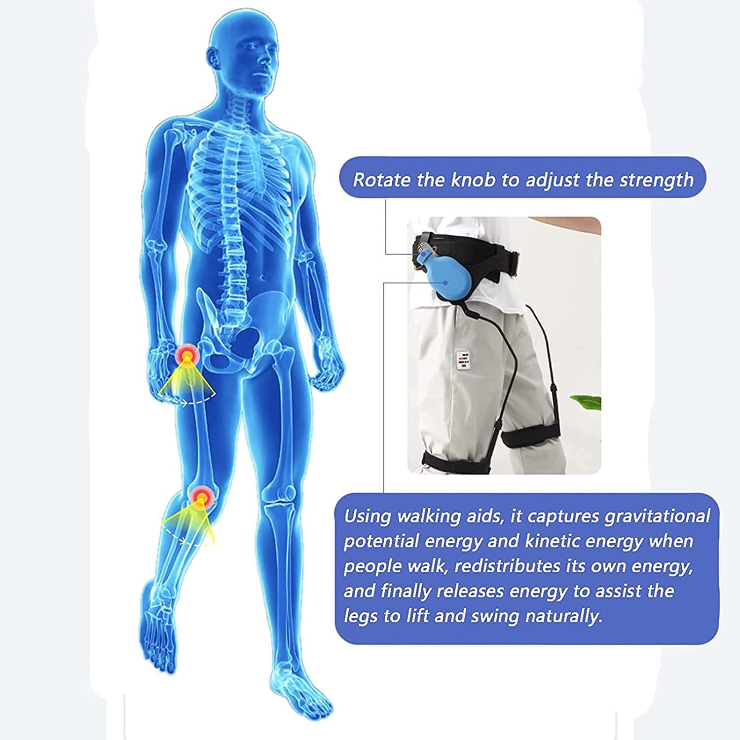 Attrezzatura for l'allenamento riabilitativo assistito degli arti(Black,S)