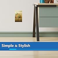 Vista 7 de LIDER Placa de pared en blanco, resistente a la temperatura y a los impactos, acrílico, reflectante, cubierta sin tornillos, decoración moderna