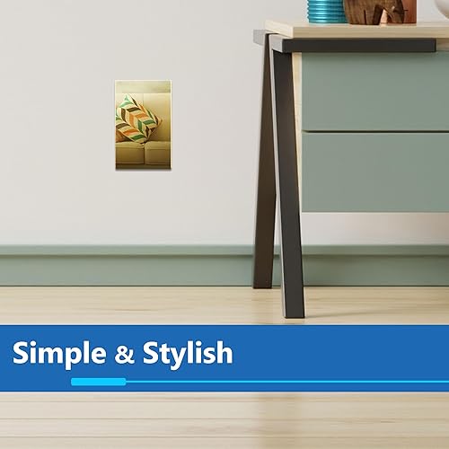 Miniatura 7 de LIDER Placa de pared en blanco, resistente a la temperatura y a los impactos, acrílico, reflectante, cubierta sin tornillos, decoración moderna,