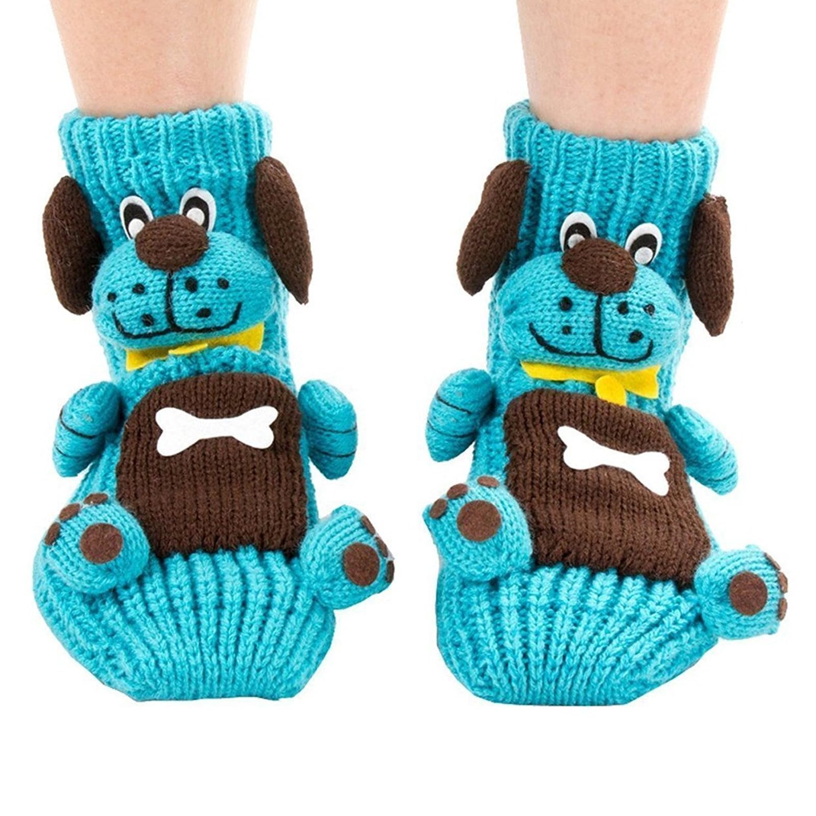 Limtula Cotton Stockings Knitted Anti Slip Winter Socks for Christmas Decoration Men Women Kids Cotton Bags
