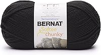Vista 16 de Ovillo sólido Bernat Softee Chunky, Acrílico, Rojo Berry, Paquete de 1