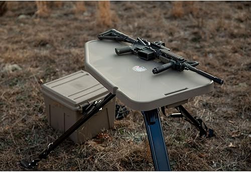 Miniatura 2 de MTM HLST mesa de tiro alta-baja, gris/negro