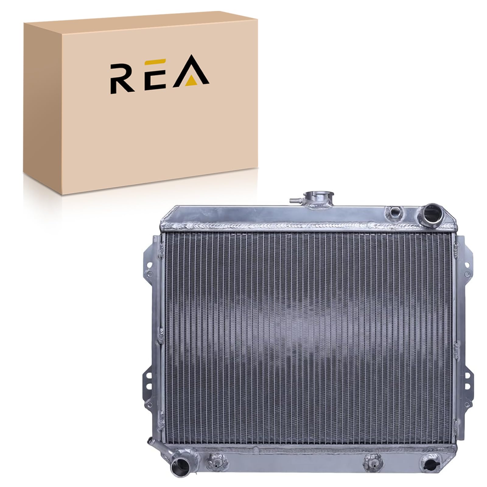 Engine Coolant Radiator Compatible with Automatic Transmission Compatible With 1976-1978 2.2L Toyota Pickup CU589