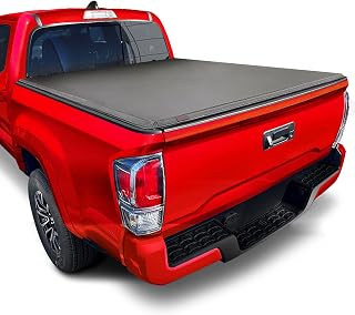 MaxMate Soft Tri-fold Truck Bed Tonneau Cover Compatible with 2005-2015 Toyota Tacoma | 5' (60") Bed | TCT371030