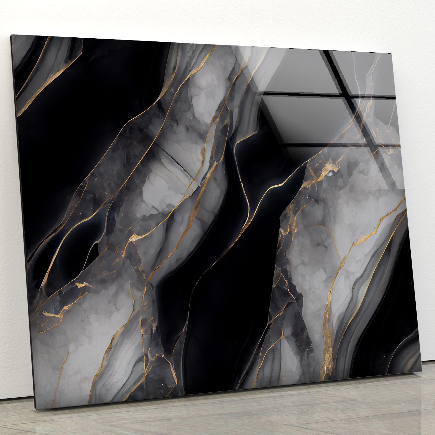 Amazon.com: My Photostation.com 50Wx33.5H''Tempered Glass Wall Art ...
