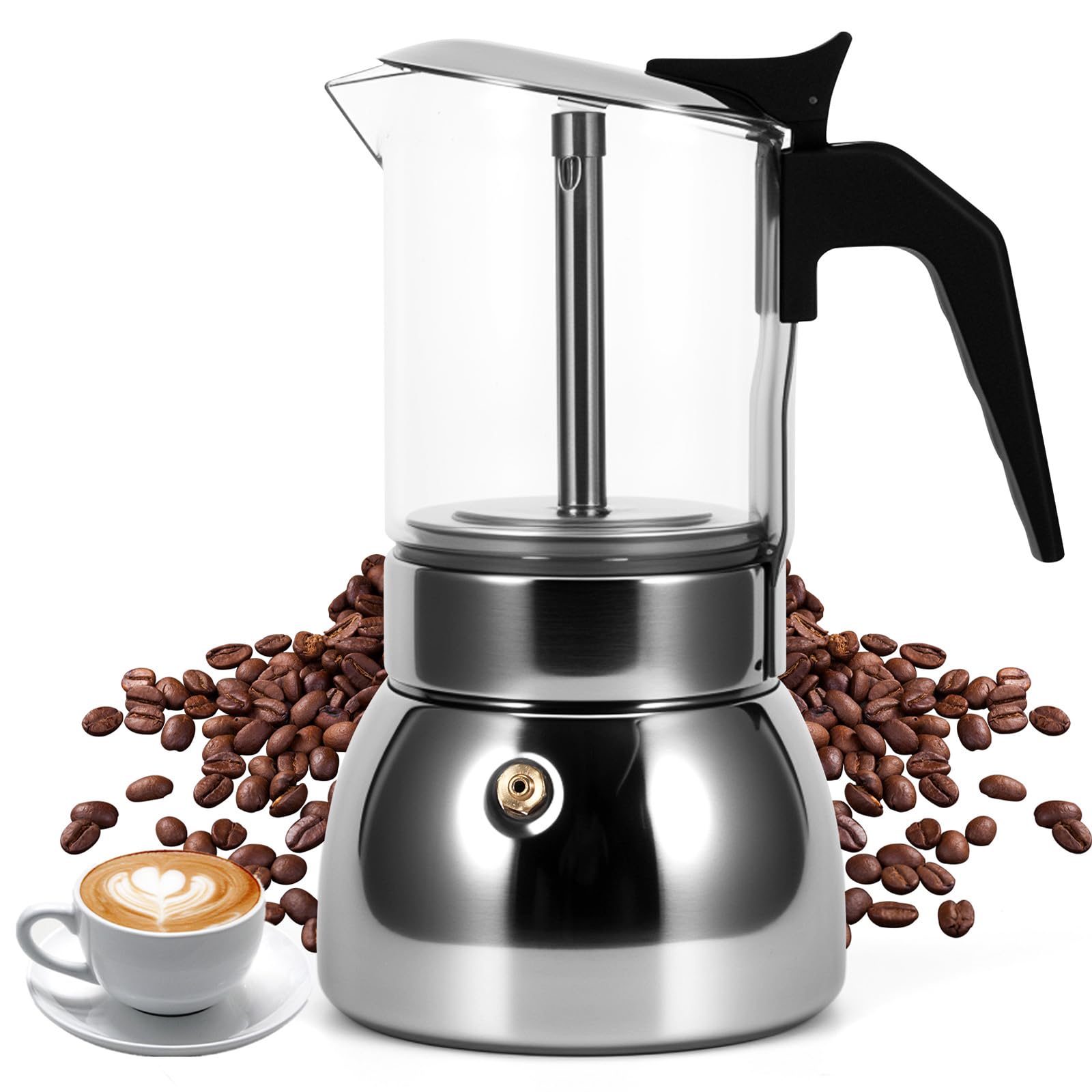 Cafetière à expresso italienne le parfum du moka traditionnel