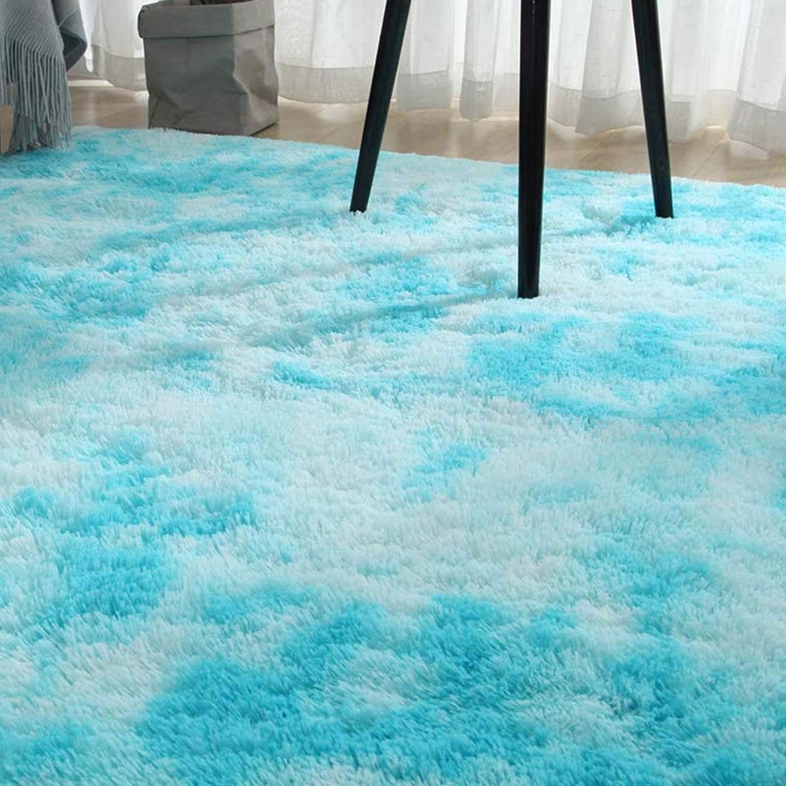 Tapis Moelleux et Doux 100x200cm, Grand Tapis en Fausse Fourrure Duveteuse, idéal pour Le Salon, la Chambre d'enfant et la décoration intérieure.