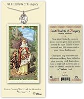 Vista 11 de Medalla de peltre Nuestra Señora de la Consolación con tarjeta de oración santa laminada